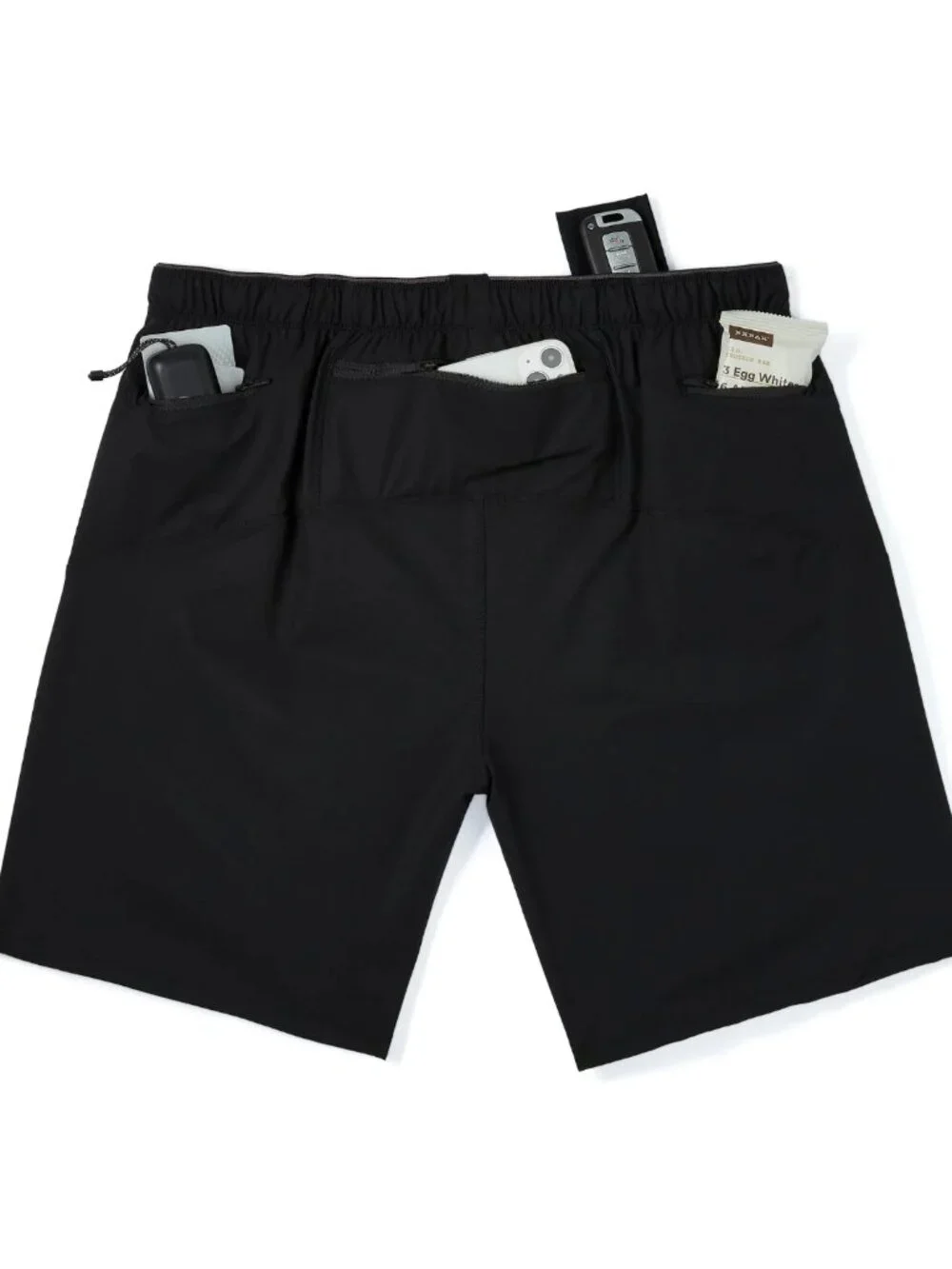 Path Projects Sykes PX 7in Running Shorts - Men's Medium - Black
